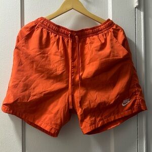 Nike orange men’s shorts